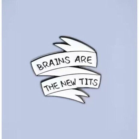 3/20 Brains New Ti*s Enamel Pin - Picture 1 of 1
